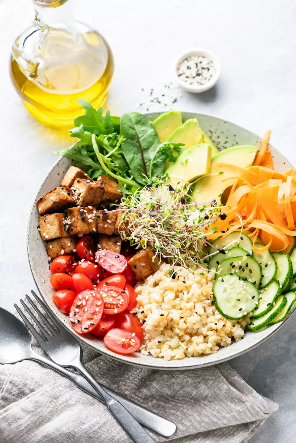 The Beet’s Plant-Based Diet Recipe: Quinoa Tofu Burrito Bowl Recipe for Lunch or Dinner