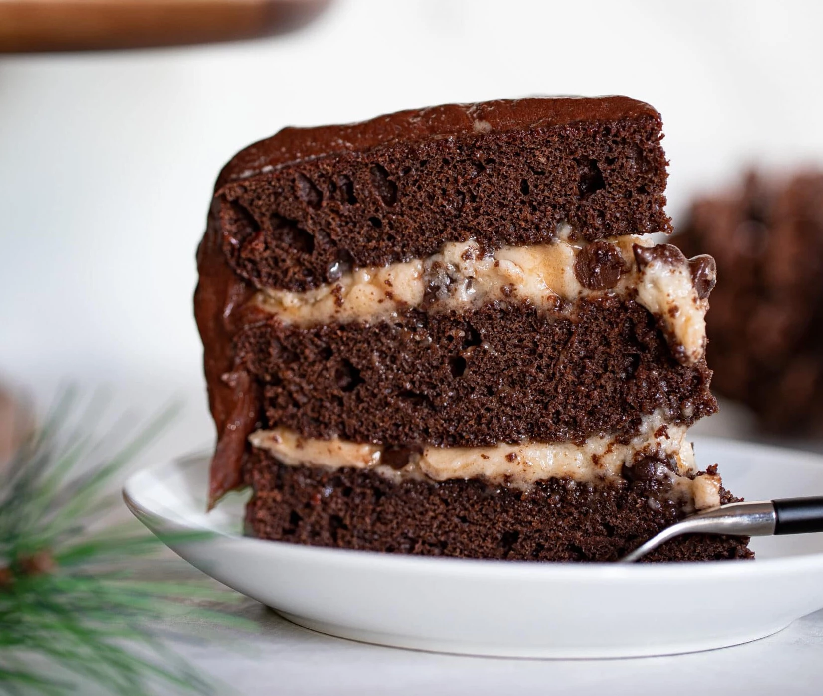 Cookie dough chocolate cake with caramel drizzle - Recipes -  delicious.com.au
