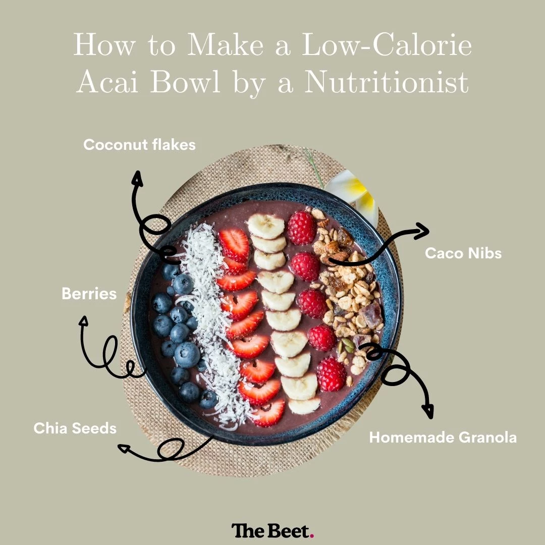 How to Make an Acai Bowl That Isn't a Calorie Bomb by a Dietician | The Beet