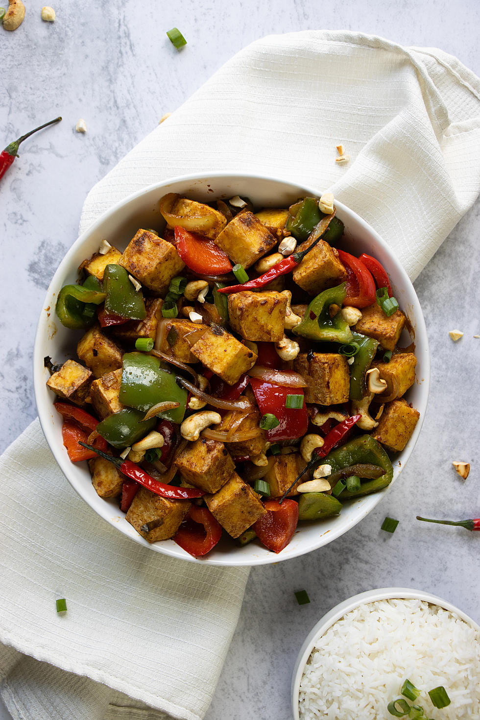 Vegan Kung Pao Tofu