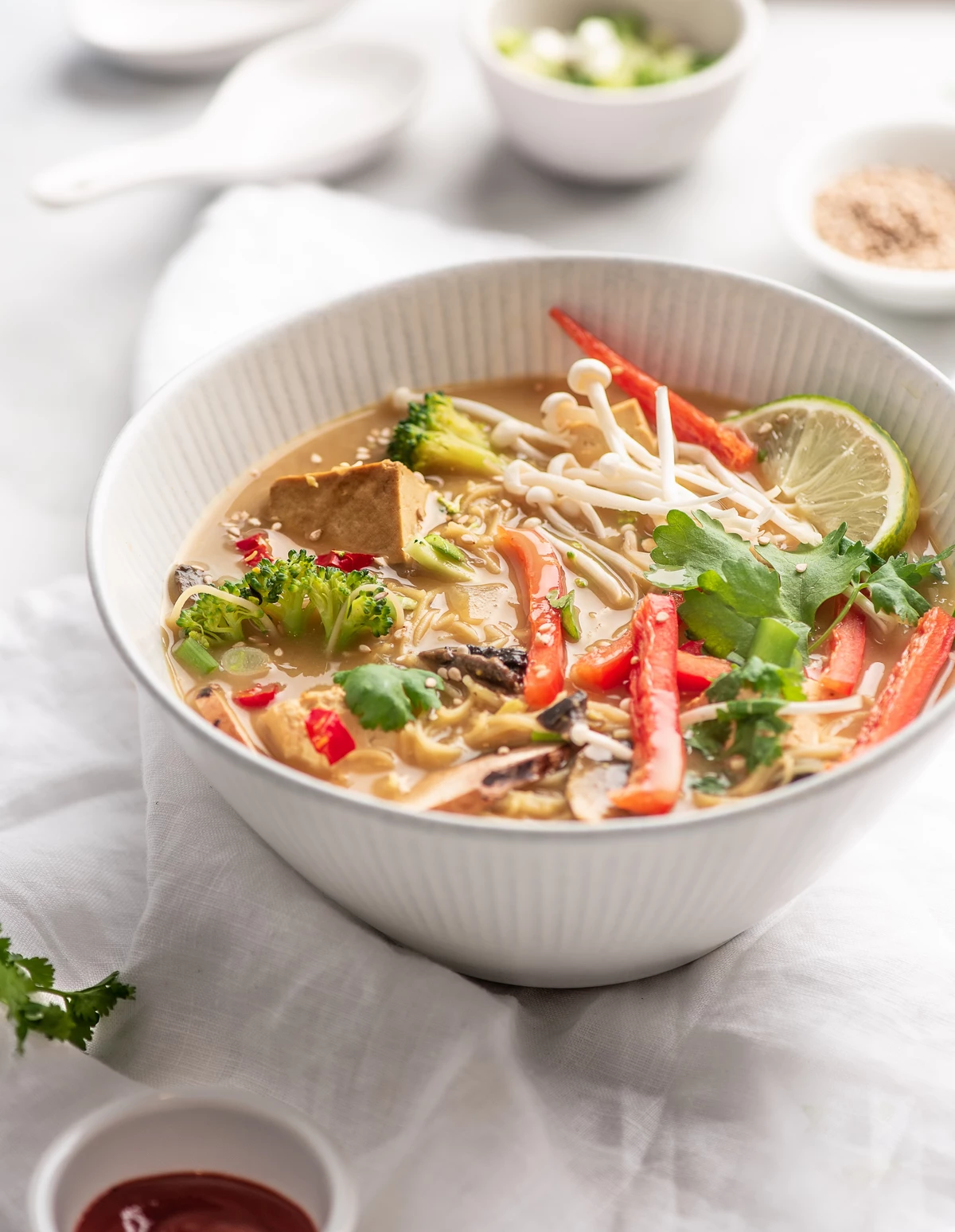Vegan Recipe: How to Make Thai Curry Noodle Soup | The Beet