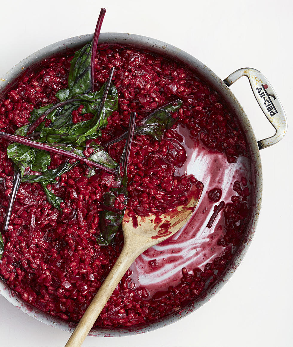 Mark Bittman&#8217;s Barley Risotto with Beets and Greens