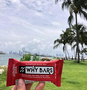 Why Bars Superfood Snack Bar Cherry Chia Protein Bar