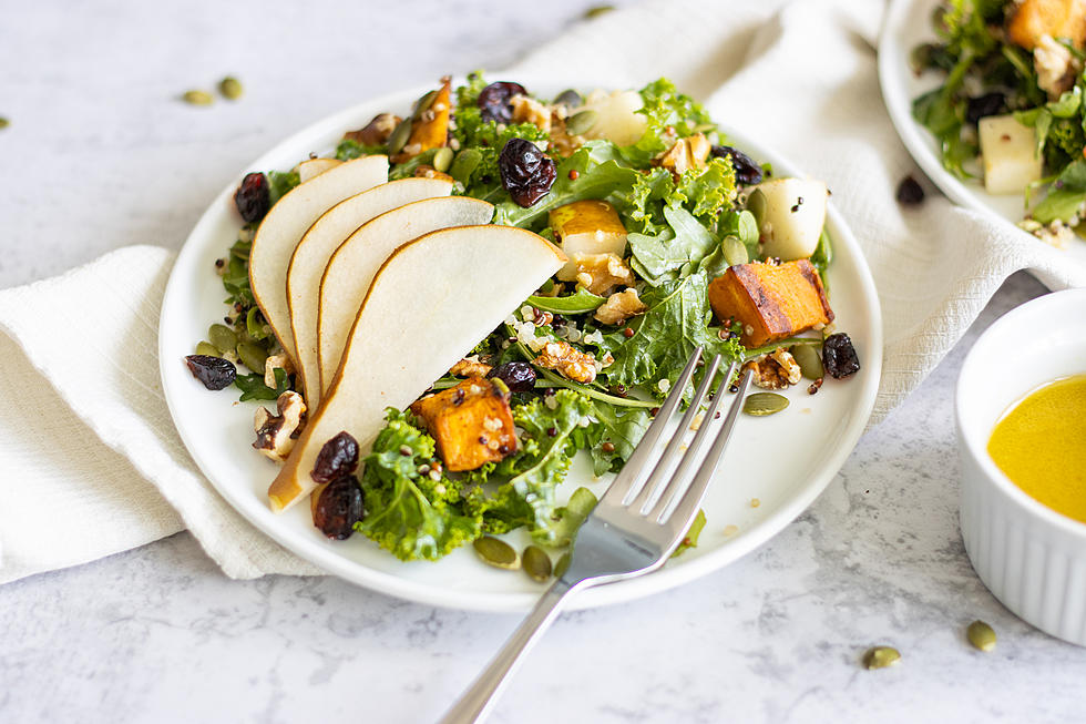 Pear Salad with Maple Mustard Vinaigrette