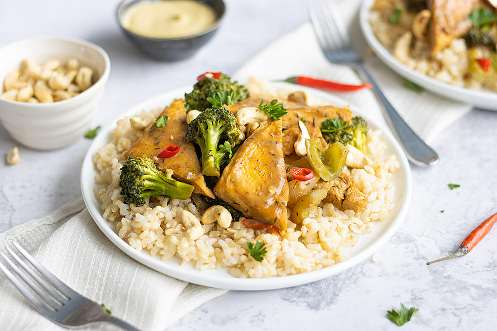 Spicy Maple Mustard Tofu With Vegetables