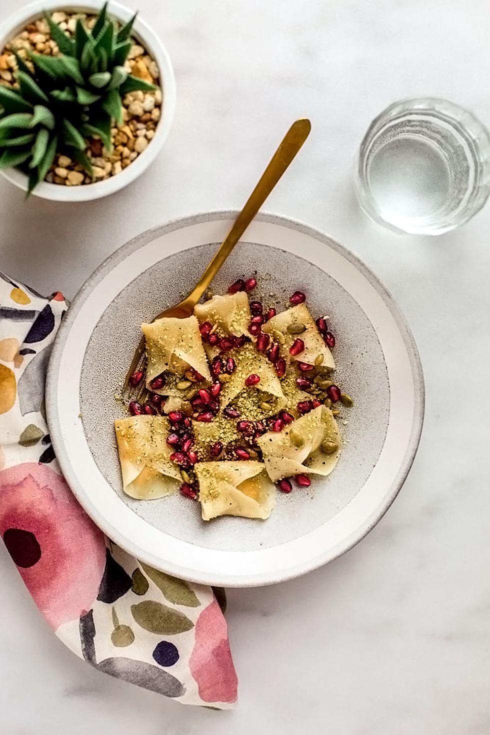 Homemade Vegan Pumpkin Ricotta Tortelloni