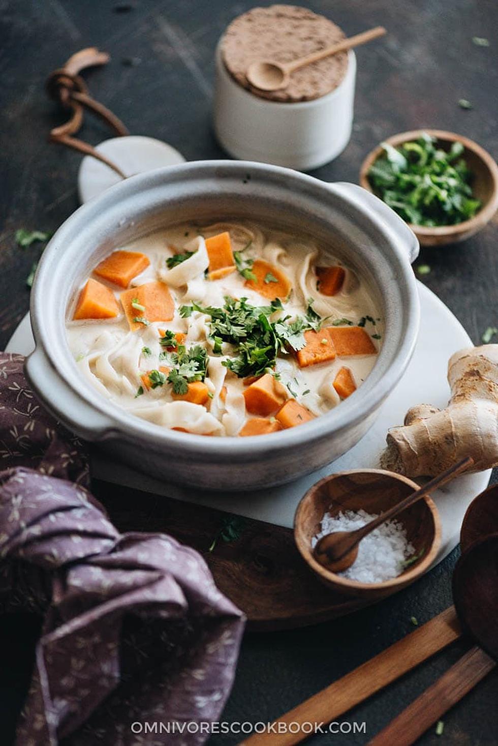 5-Ingredient Vegan and Gluten-Free Coconut Noodle Soup