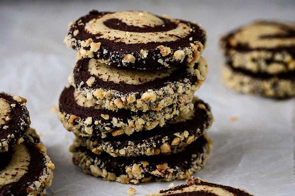 Holiday Cookies: Chocolate Hazelnut Shortbread Swirls