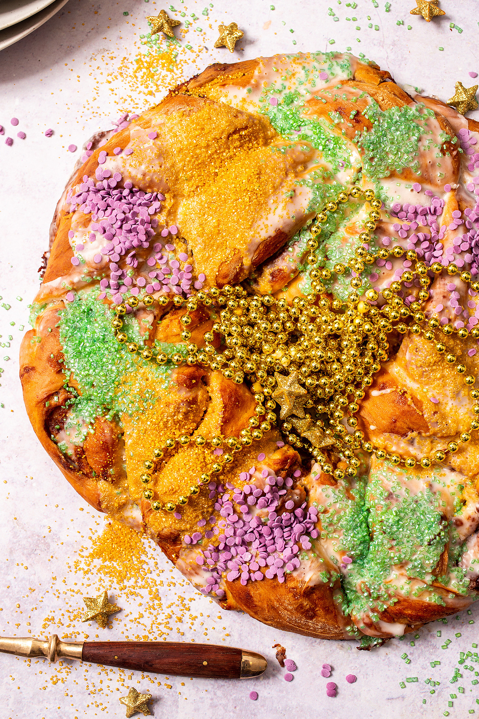 Let's Bake a “Mardi Gras King Cake” from a Box | beyondgumbo