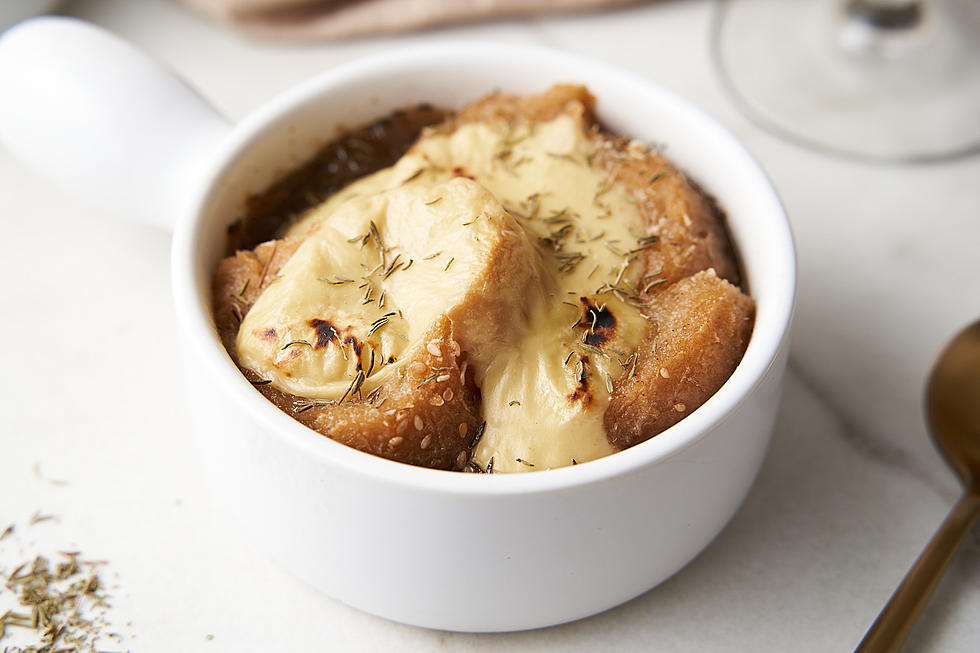 Vegan French Onion Soup with Cashew Cheese for Under $1 a Serving