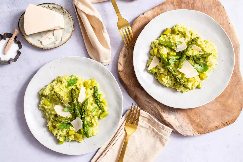 Plant-Based Dinner Idea: Creamy Dairy-Free Asparagus Risotto