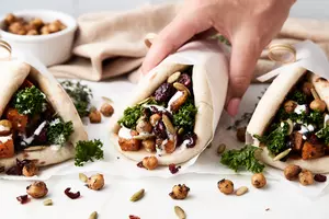 Have Thanksgiving Leftovers? Make These Easy Vegan Wraps!