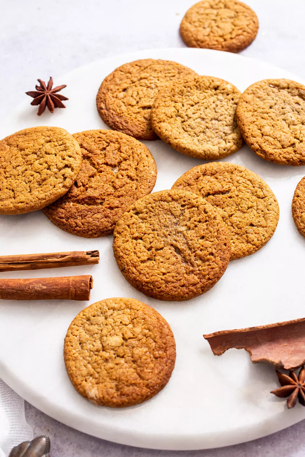 Chewy Vegan Molasses Ginger Cookies