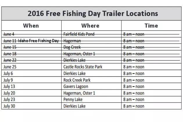 Free Fishing At Castle Rocks State Park Saturday
