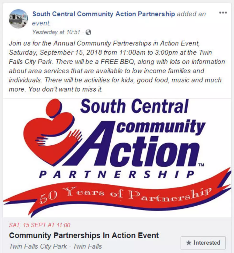 2018 South Central Community Partnerships In Action Free BBQ In Twin Falls