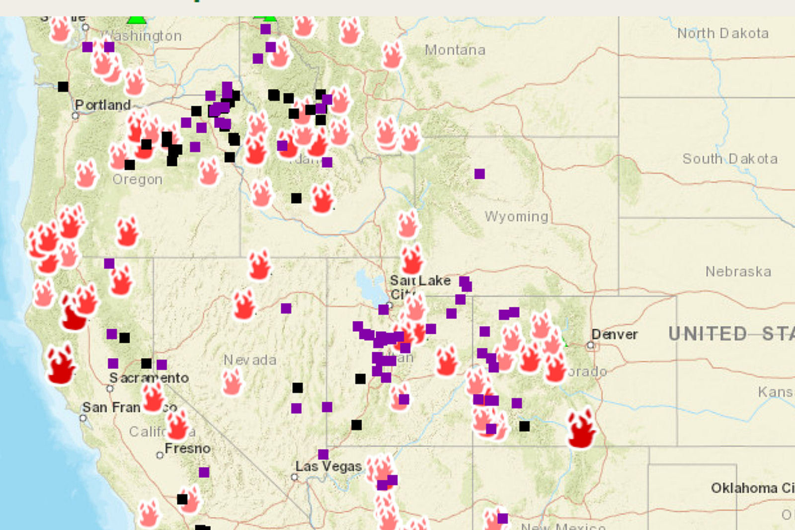 Idaho Forest Fire Map Campus Map