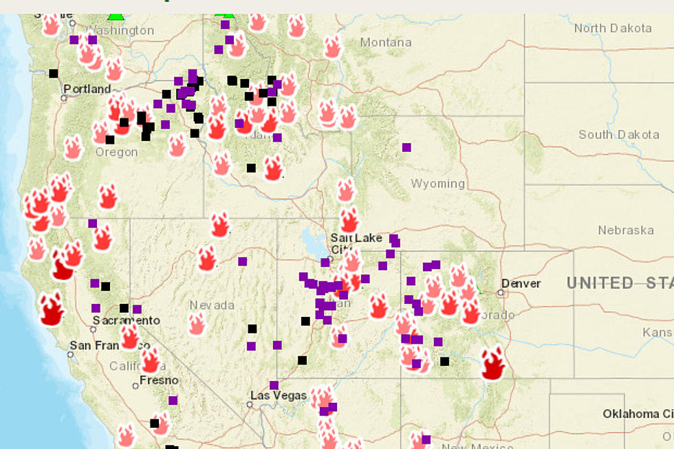 Interactive Map Shows All The Current Wildfires Around Idaho