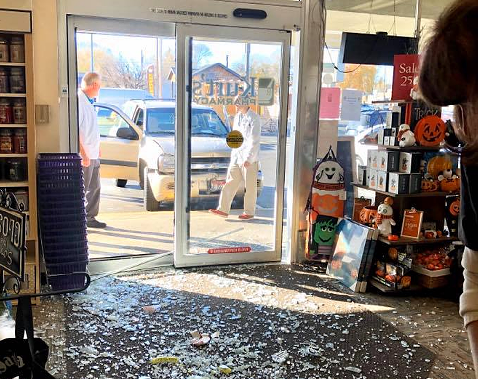 Kurt’s Pharmacy Cleaning Up After Car Hits Front Doors