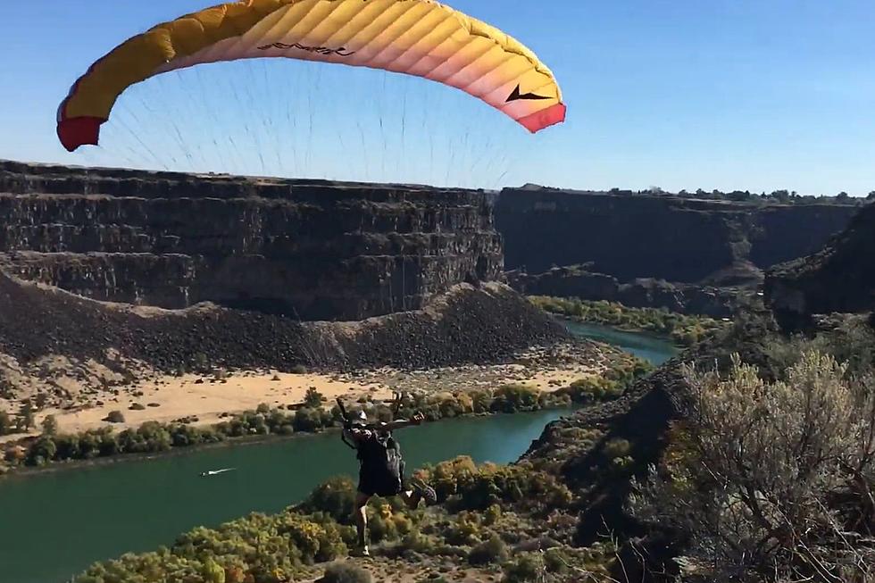 I've Never Seen a BASE Jump Like this Into the Snake River Canyon