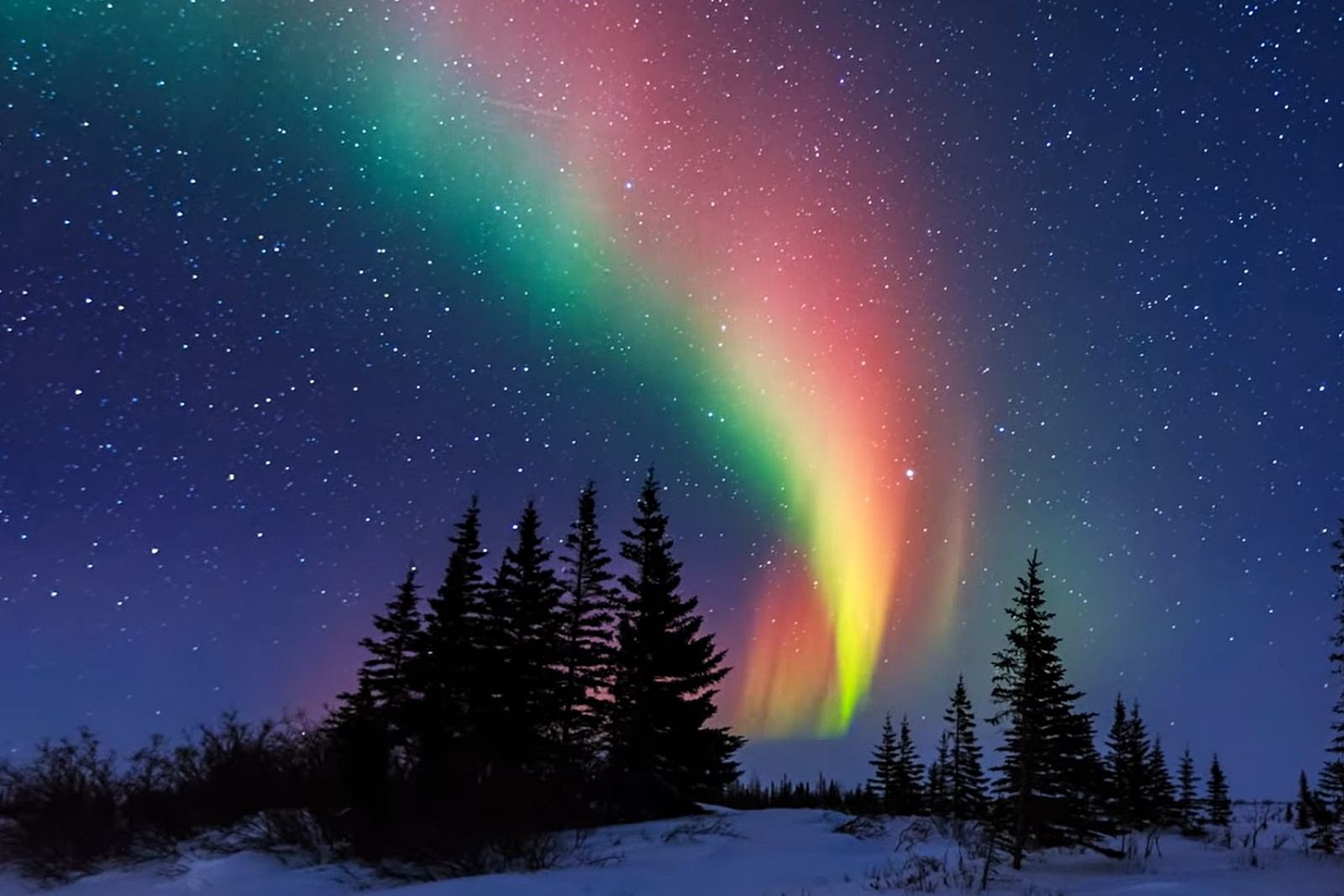 Amazing Pics of Northern Lights Captured Over Craters of the Moon (WATCH)