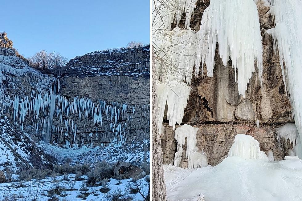LOOK: Beautiful and Dangerous Twin Falls Ice Waterfalls