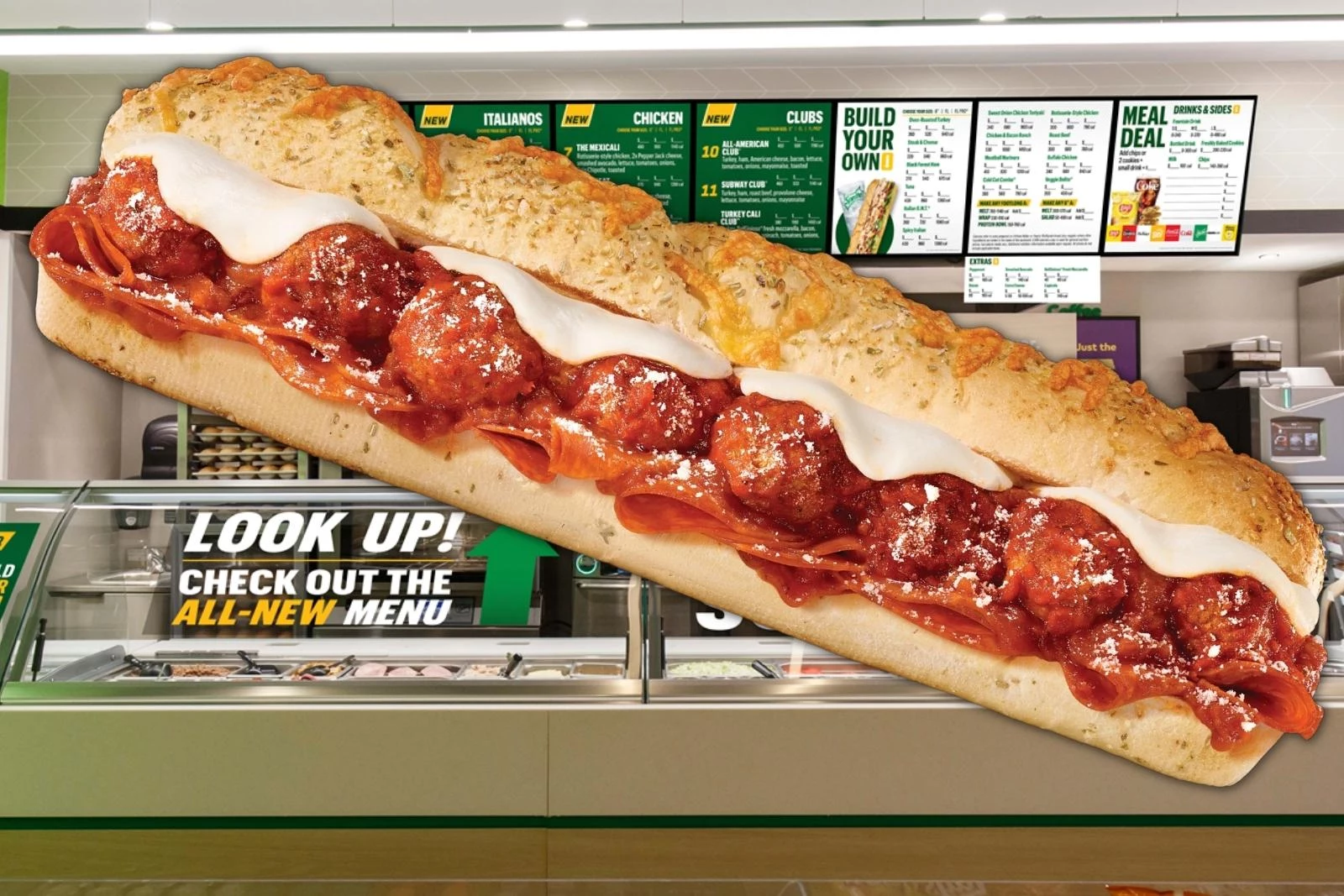 The New Subway Series Sandwiches Menu