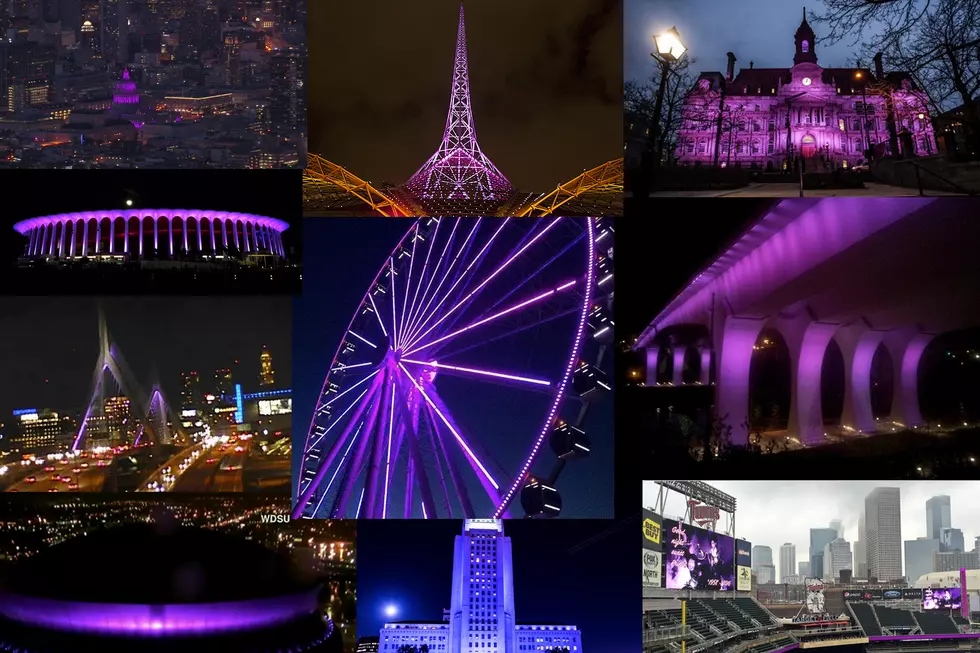 The Whole World Colored Itself Purple to Say Goodbye to Prince