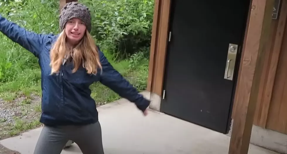 Girl Shows Us How To Clean A Pit Toilet (VIDEO)