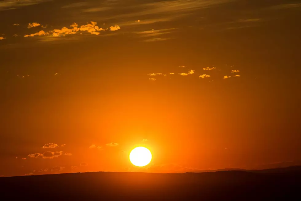 Smoky Wyoming Skies Makes Colorful Sunset (PHOTOS)