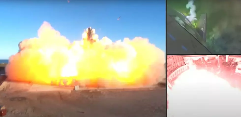 Watch The Wild SpaceX Starship Explosion