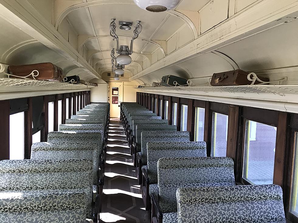 Inside The Historic Cars at The Wyoming Train Museum in Douglas