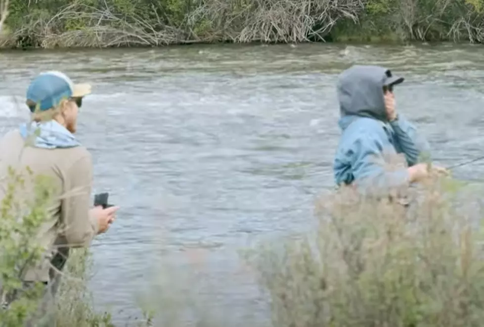 WATCH: Surprise Marriage Proposal During Wyoming Fishing Trip