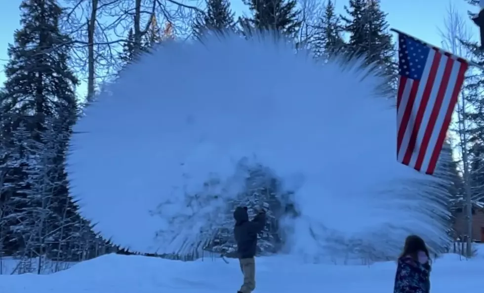 WATCH: Across Wyoming People Toss Boiling Water Into Freezing Air