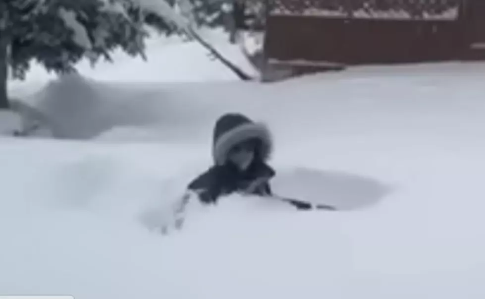 WATCH: Deadwood SD Woman Embraces Record Snow!