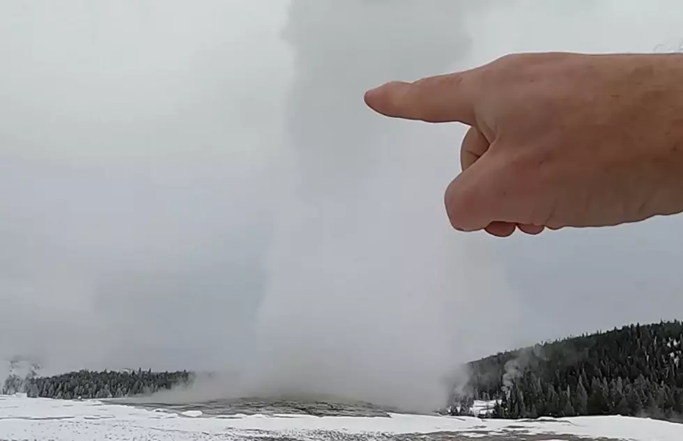 Old Faithful Does Something In Winter Most Have Never Seen
