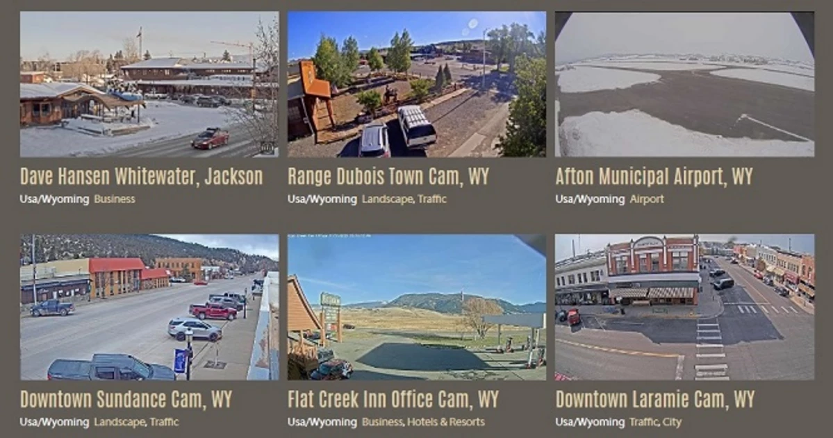 Be A Fly On The Wall Anywhere In WY With These Live Webcams