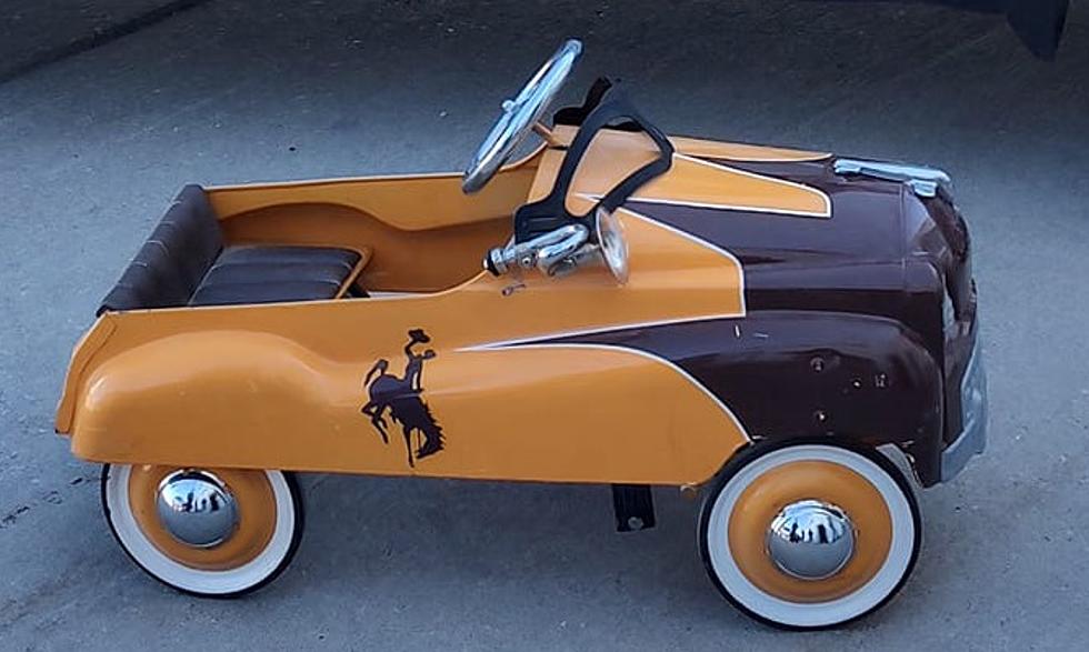 Coolest Wyoming Pokes Peddle Car Goes Up For Sale