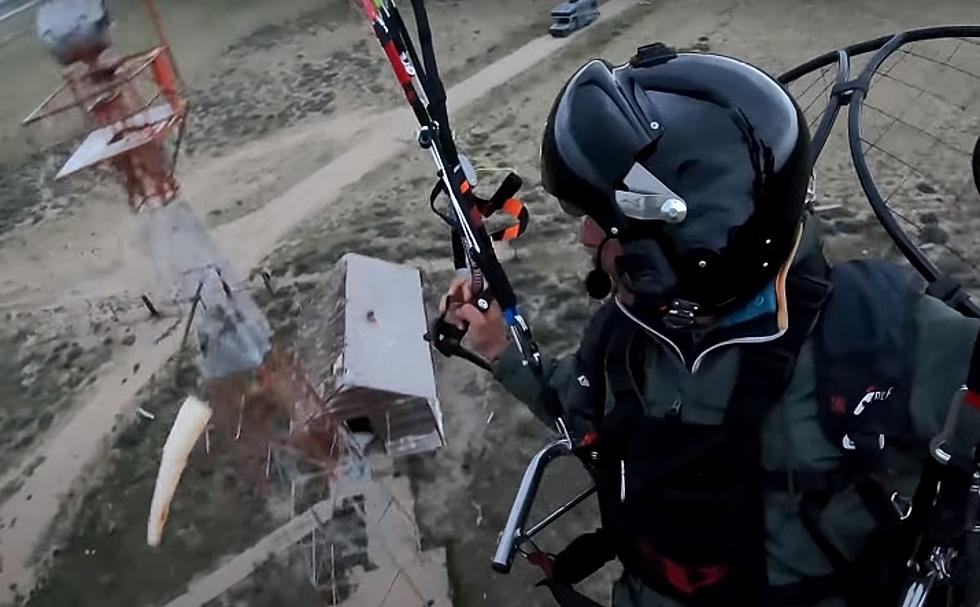 WATCH: Paraglider Flies Wyoming’s 105 Year Old Airmail Route