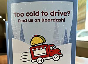 Door Dash Drivers Brave Wyoming Winter