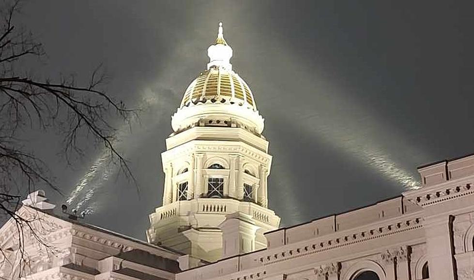 Snow And Fog Create Wonderful Wyoming Capital Scene