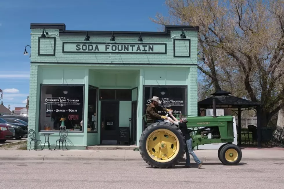 Josh Hopkins on his John Deer - Photo By Tim Mandese