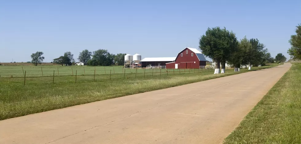Farmland along Historic Route 66 in the state of Oklahoma