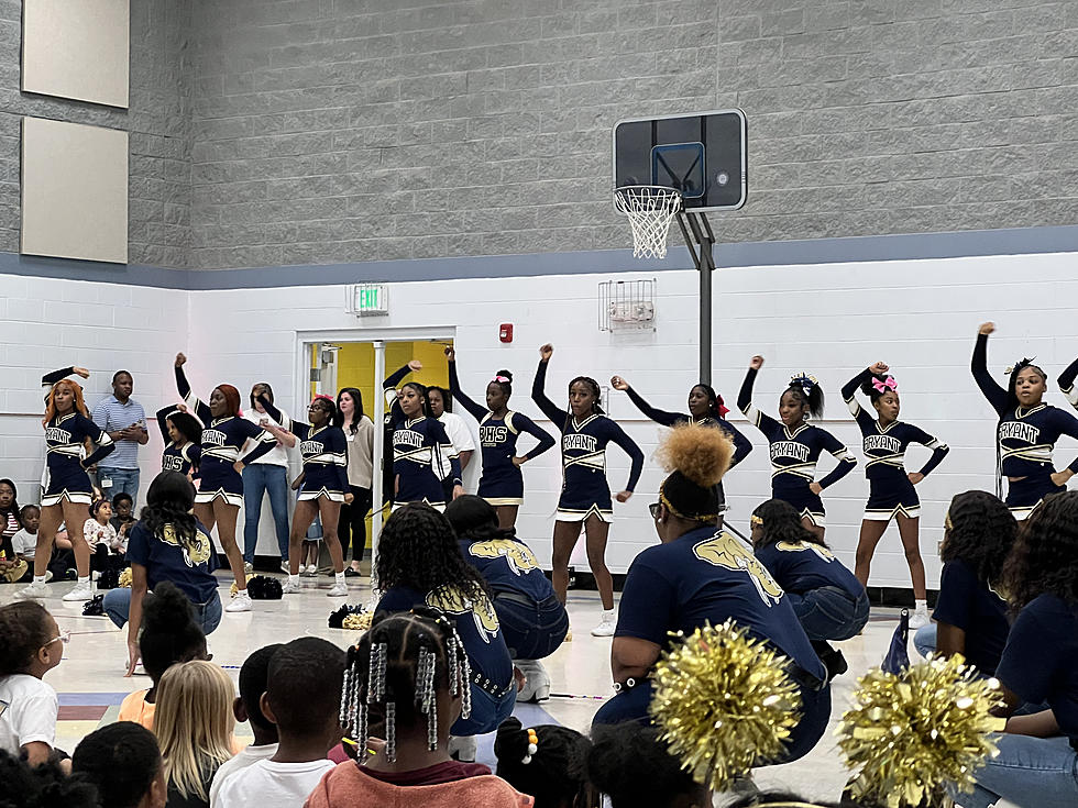 Woodland Forrest Gets Huge Surprise: Bryant High Joins Pep Rally