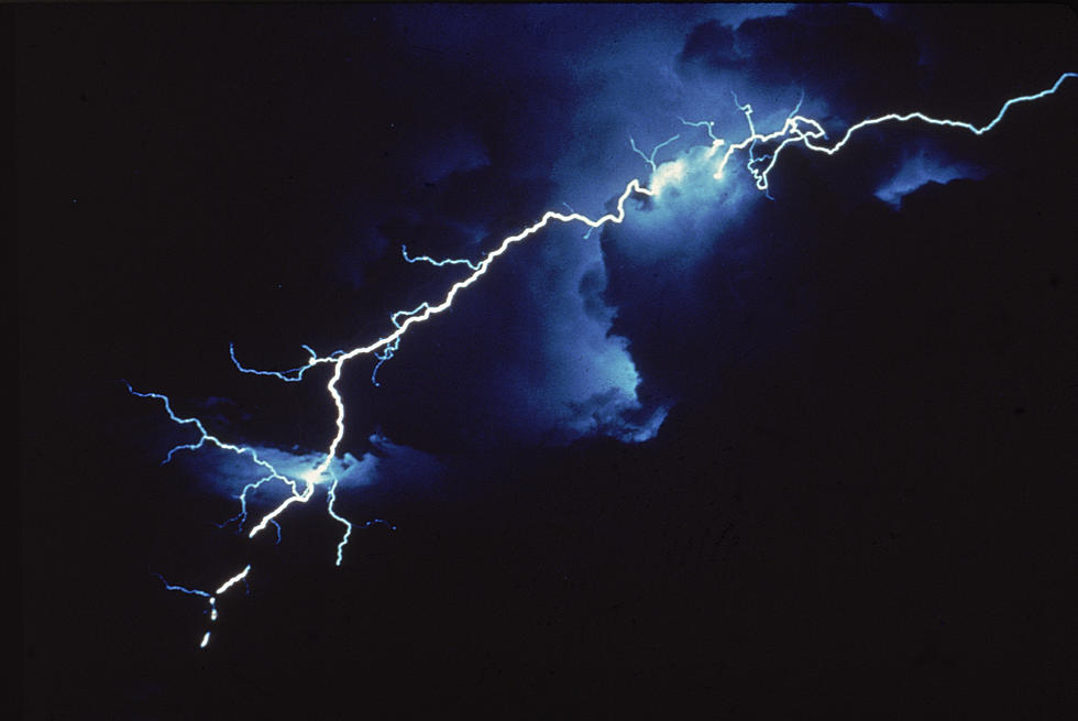 Amazing Lightning Strike Over Upstate New York Landmark Captured
