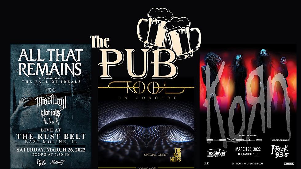 Win Tickets To Tool, Korn & ATR Tickets at The Pub in Milan