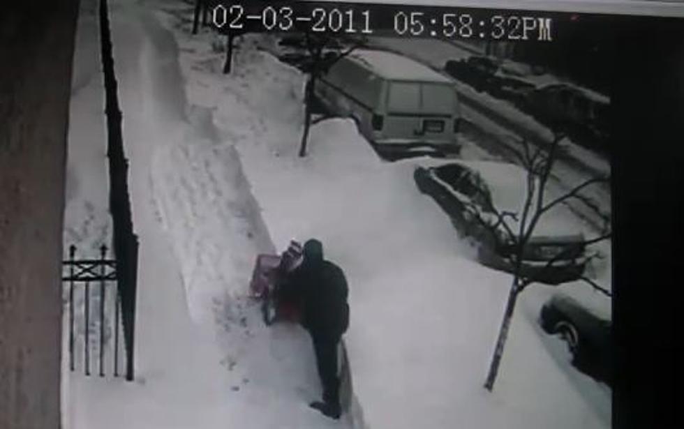 Man Has Revenge on Snow Shovel Thief