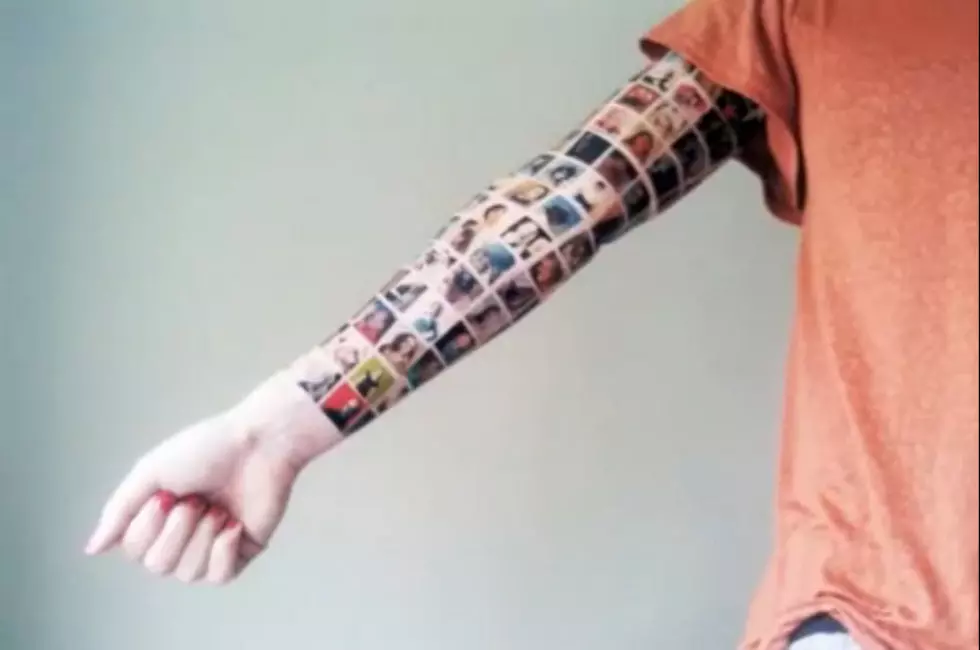 Lady Gets Her Facebook Friends Tattoos On Arm [VIDEO]
