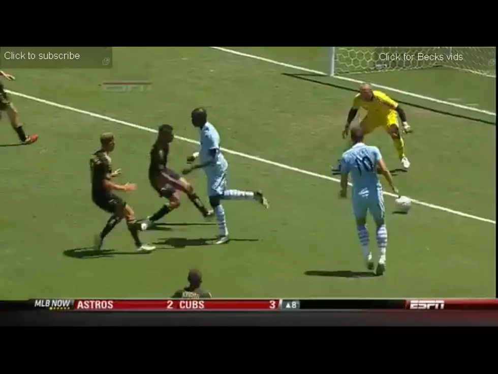 Failed Trick Soccer Shot [VIDEO]