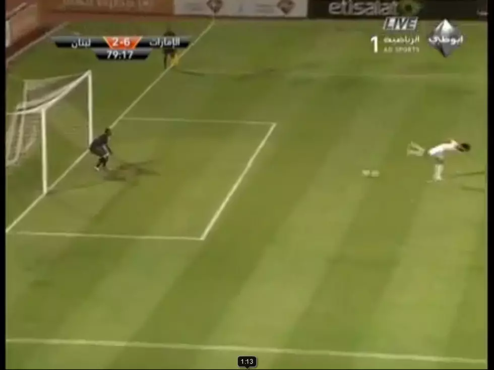 Back Kick Actually Scores Him A Goal [VIDEO]