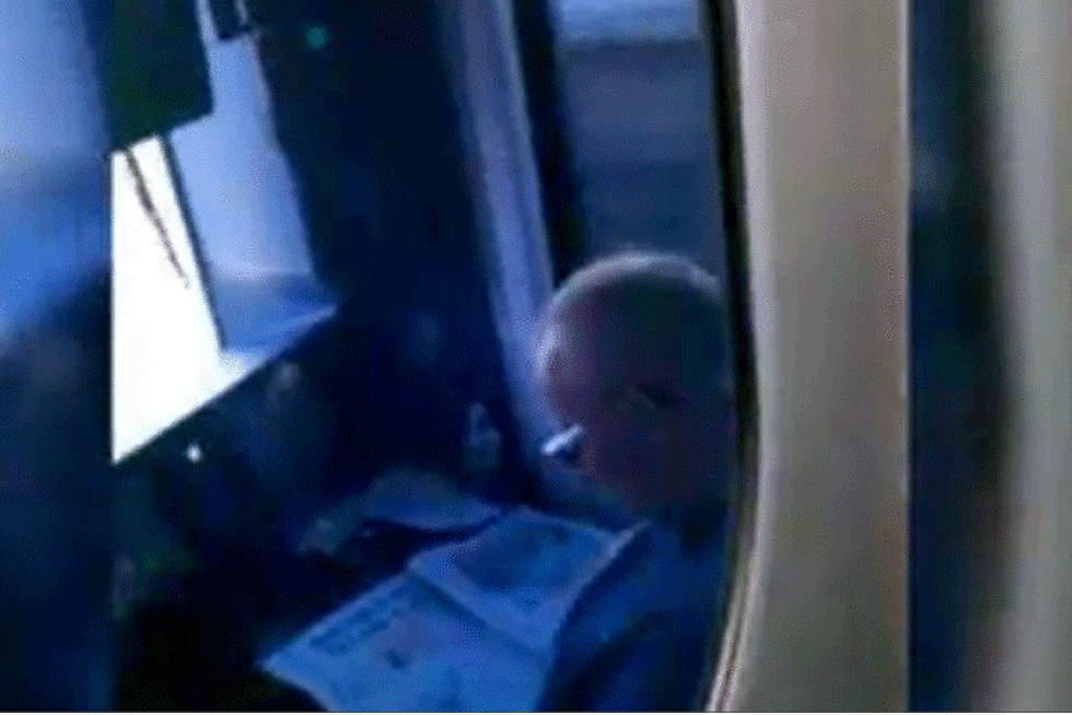 Train Engineer Reads Newspaper Instead of Steering
